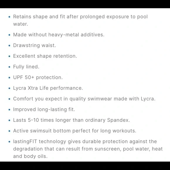 NWT Sporti Swim Bottom, Blue, sz XL - Picture 10 of 11